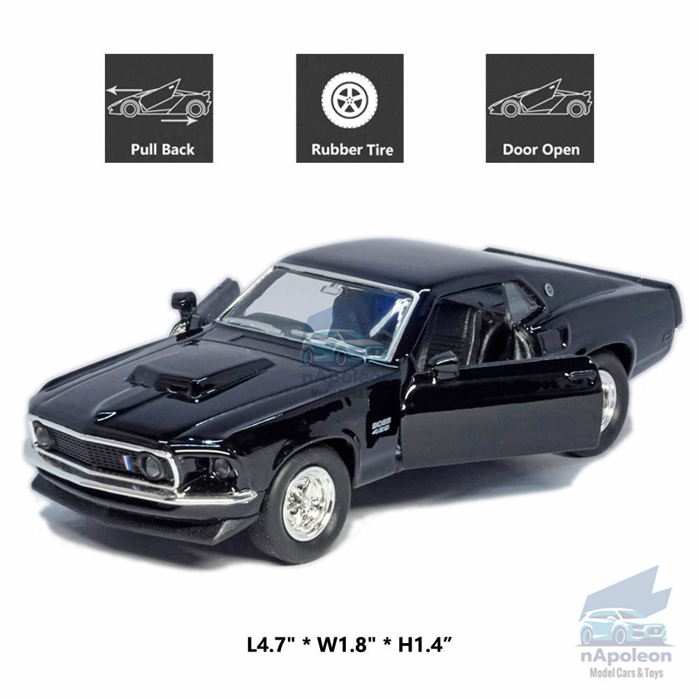 1:39 1969 Ford Mustang Boss 429 Model Car Diecast Toy