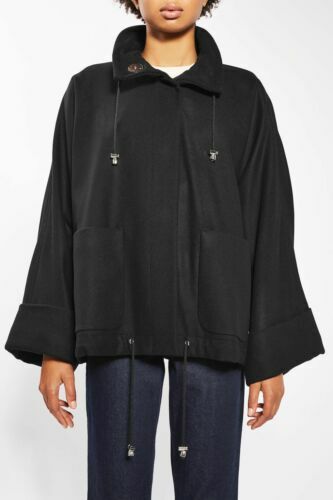 Veste Patchwork Effilochée Topshop UK 14 Bleue - Neuve Avec étiquettes, Made In Britain