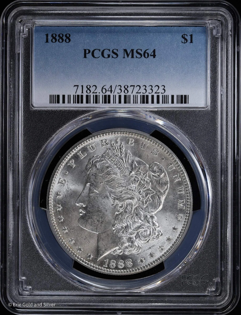 MS 64 Graded 1888 Year Morgan US Dollars (1878-1921) for sale | eBay