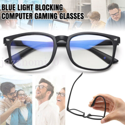 BLUE LIGHT BLOCKING GLASSES ANTI GLARE FATIGUE UV FILTER COMPUTER GAMING  READING UK