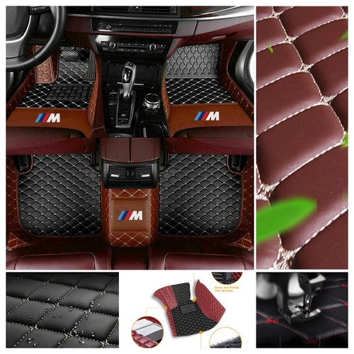 Tappetini di lusso per BMW M1 M2 M3 M4 M5 M6 M8 2008-2025 tappetini auto impermeabili - Foto 12 di 35