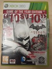 BATMAN ARKHAM CITY Pal ita 2 dvd game of the year edition per Xbox 360 Posta1 