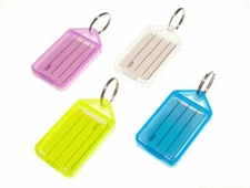 New 3 X Packs Of 5 Diferent Coloured Large Identity Key Tags - Onestopdiy - HD