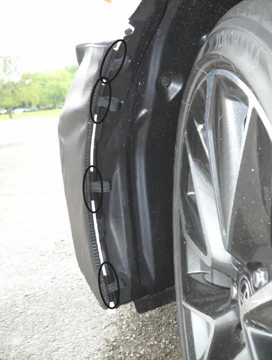 Lebra Front End Mask Cover Bra Fits 2020-2025 TOYOTA COROLLA SE, XSE SEDAN - Image 2 of 4