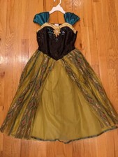 Disney Frozen Anna Coronation Dress Costume Target Girls Kids Authentic Size 7/8