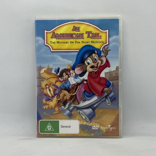 An American Tail The Mystery Of The Night Monster DVD Movie Free Post R4 PAL - Afbeelding 1 van 5