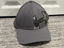 UNDER ARMOUR Hat Adult Mens Size Extra Large Gray Logo