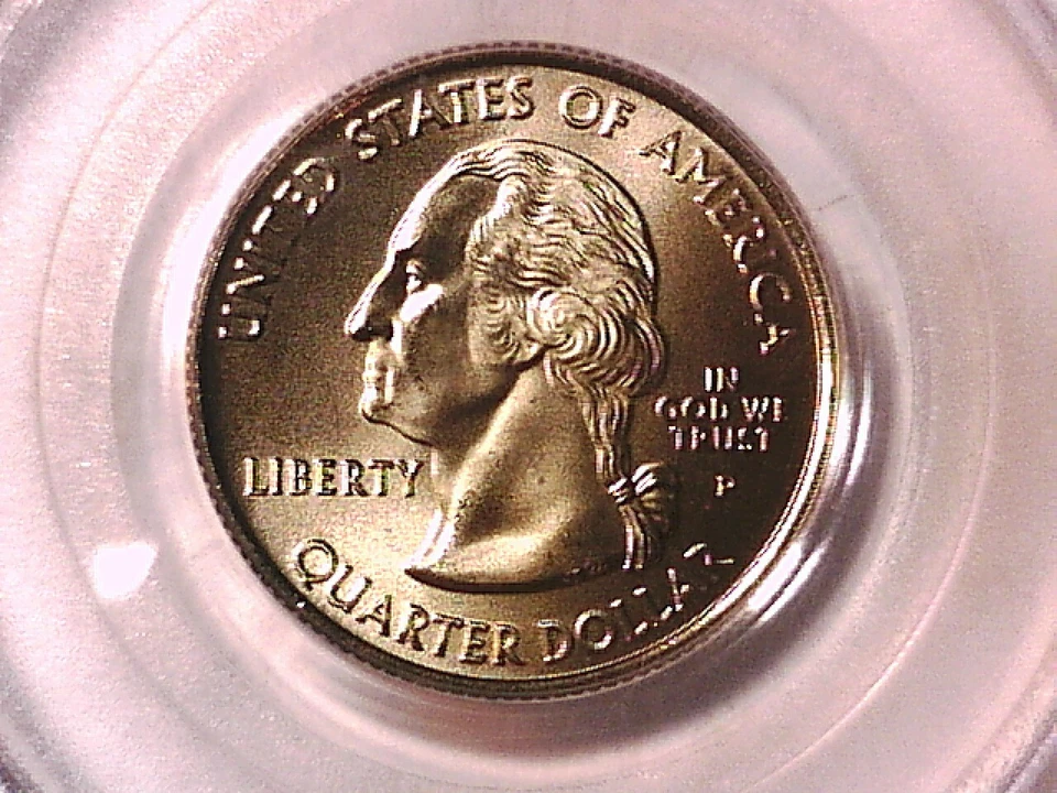 Montana 2007 P Washington State Quarter PCGS MS 68 Satin Finish 11812676 - Image 2 of 3