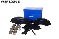 Vkbp 80091 E SKF Bremsbelagsatz, Scheibenbremse FüR Ford,Vw
