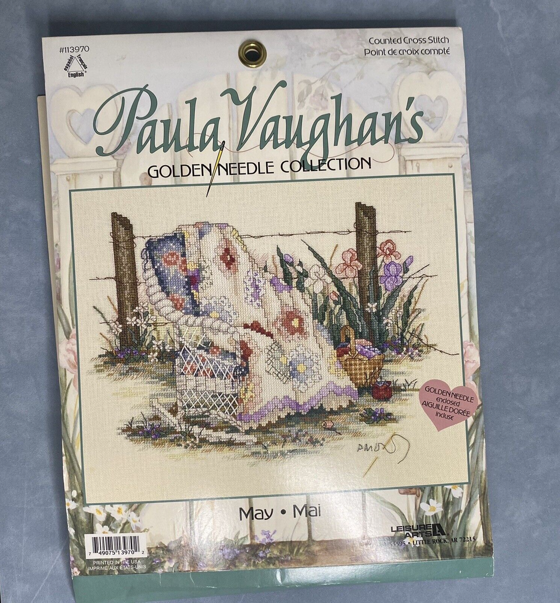 Paula Vaughan's Golden Needle Collection May Counted Cross Stitch