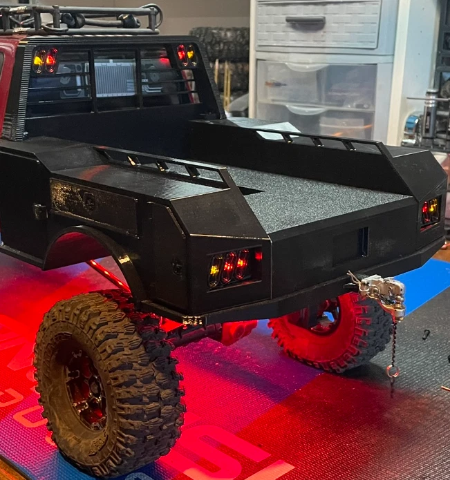 Cama plana CEN F450 - Knight Customs diseño 3d - Kit completo listo para construir Foto 2 de 4