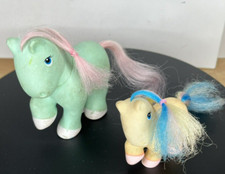 Vintage 1982-1984 My Pretty Pets Horse Remco Pony lot of 2
