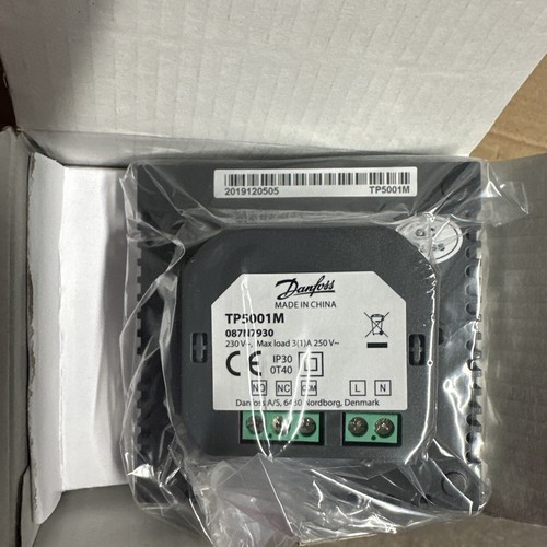 Neu & Originalverpackt - Danfoss Thermostat TP5001M Programmierbarer Raumthermostat 087N7930 - Bild 9 von 14