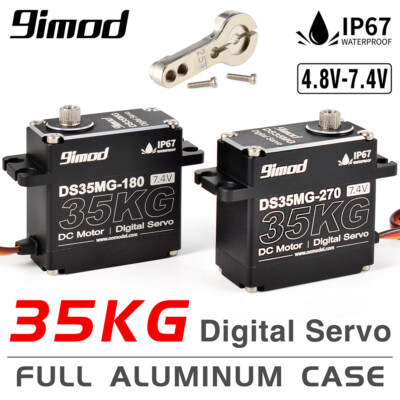 9imod DS35MG 35kg Waterpoof Servo Vollmetall für 1/8 1/10 RC Crawler SCX10 TRX4
