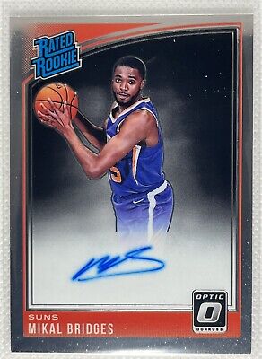 2018-19 Panini Donruss Optic Mikal Bridges Rated Rookie Auto #200