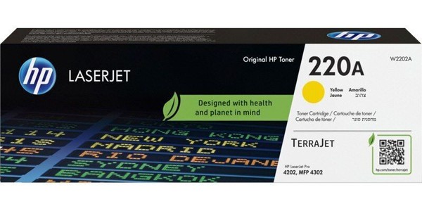 Hp Original Toner 220A W2202A Color Laserjet Pro 4202 Dn Dw Mfp 4302 Dw Fdn Fdw-image