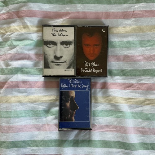 Lot of 3 original cassette albums from Phil Collins (Genesis)