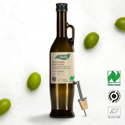 SPARTA Olivenöl nativ-extra 0,5 l   BIO PREMIUM Qualität   aus Griechenland