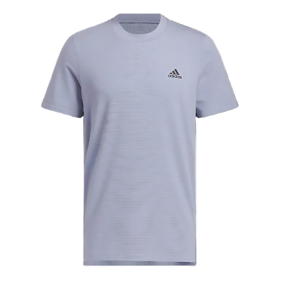 Adidas Axis Tee 2.0 Training Shirt Silver Violet HZ3337 Men's Size