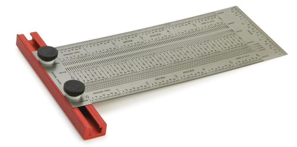 Точная 6-дюймовая Т-образная линейка Incra