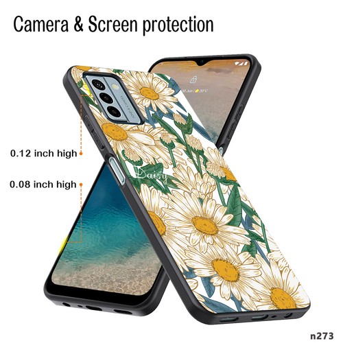 Coque téléphone étanche florale vive pour Nokia C210 G310 C300 C200 G400 C110 - Photo 19 sur 72