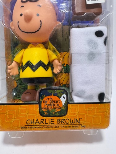 Charlie Brown Halloween Great Pumpkin Peanuts Costume Bag of Rocks Memory Lane - Picture 2 of 11