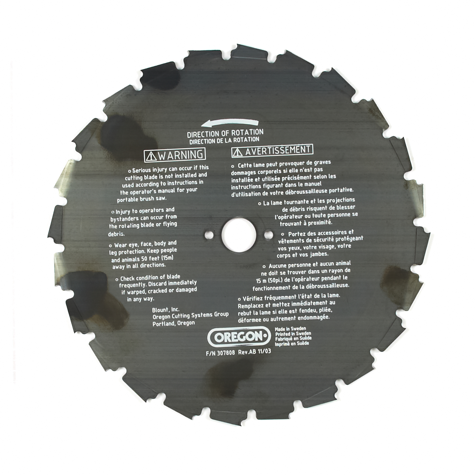 Oregon 41-932 Brush Cutter Blade, 9