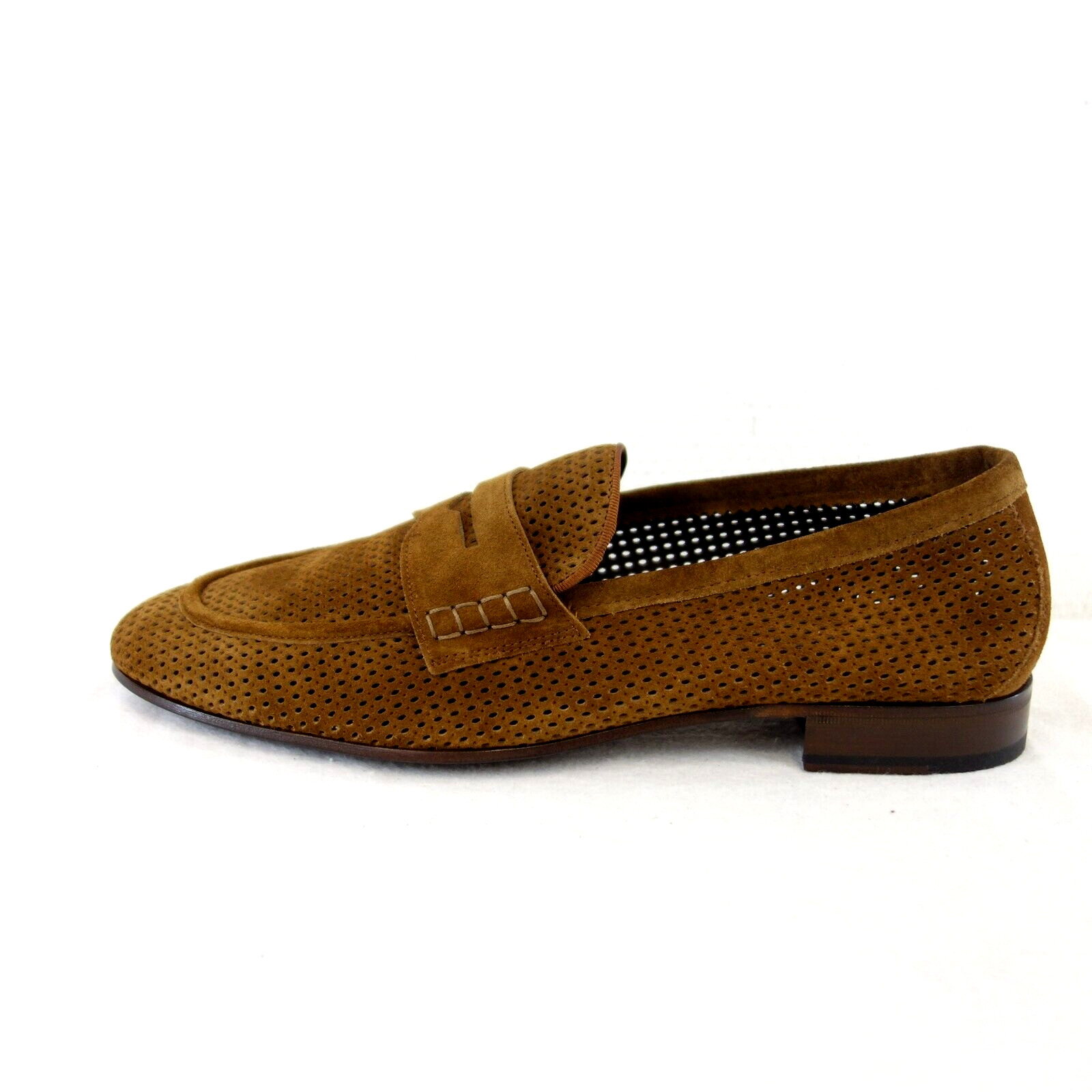 Мужская обувь Braun CORDWAINER Sommer Slipper Halbschuh Wildleder Größe 44,5 Neu