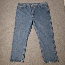 Wrangler Jeans Mens 44 x 29.5 Regular / Relaxed Fit Premium Quality Denim
