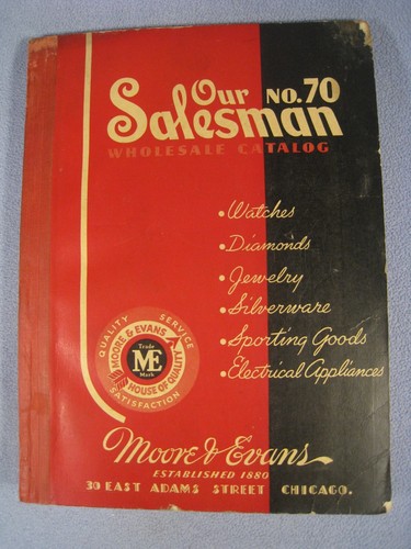 Rare Vintage 1940 Moore & Evans Our No.70 Salesman Wholesale Catalog - Picture 2 of 23