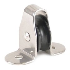 Stehblock f&uuml;r Seil Durchmesser 4 - 8 mm Umlenkrolle Edelstahl Seilrolle Boot