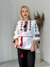HANDMADE EMBROIDERY Ukraininan national blouse Vyshyvanka