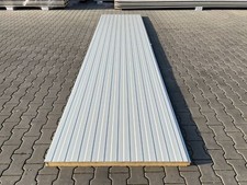 (31,00€/m²) Sandwichplatten 60mm Kern für Wand - Grauweiß in verschiedenen Lä...