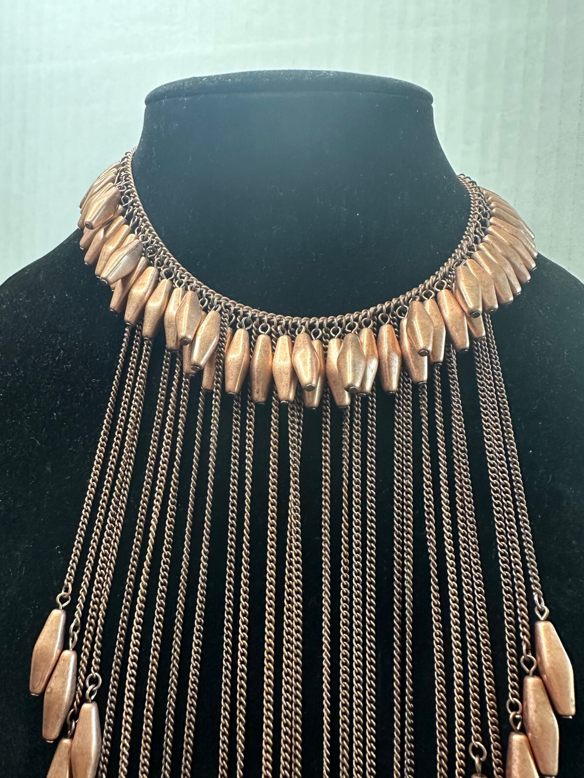 Hiedi Klum Signed, Adjustable Statement Copper Bi… - image 3