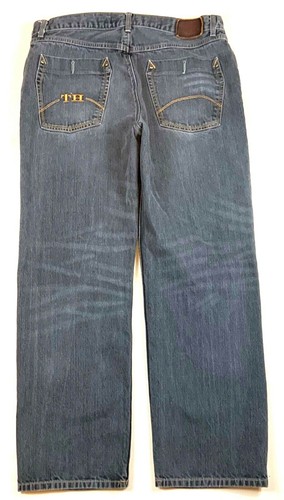 Tommy Hilfiger Jean Men Actual Size 36 X 30 (tag 38/32) Gray Custom  Straight Leg | eBay