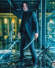 KEANU REEVES signed autograph 20x25cm JOHN WICK in person autograph ACOA