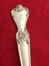 Lot Of 6 International SIGNATURE 1950 Monogram S Silverplate Teaspoons 6"