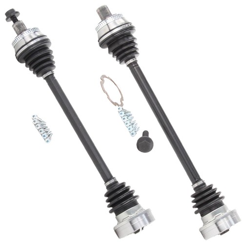 TrakMotive Front CV Joint Axle Shafts Set of 2 For Audi A4 Quattro AWD