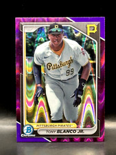 2024 Bowman Tony Blanco Jr #BP-132 Purple Lave Refractor 061/250 Pirates