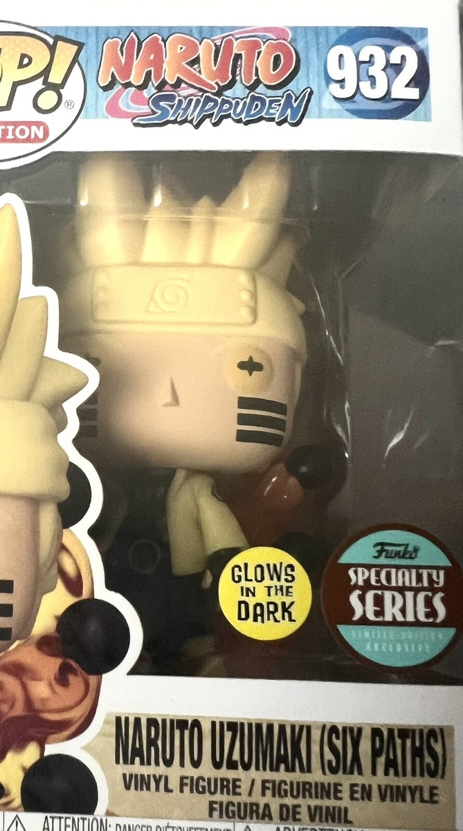 NARUTO SHIPPUDEN FUNKO POP #932 NARUTO UZUMAKI SIX PATHS GLOW