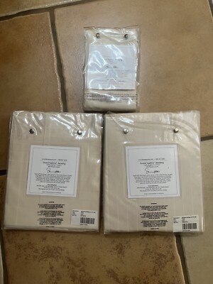 Linen Source Grand Supima 450 Thread Twin Sheet Set Pillow Case Ivory NWT
