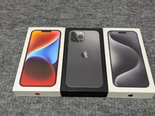 OEM Empty Boxes for Apple iPhone 14 PLUS 13 PRO MAX 15 PRO MAX
