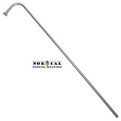 Jaybird 304 Stainless Steel .75'' Tri Clover Clamp RACKING CANE 29'' Lng Beer Wine