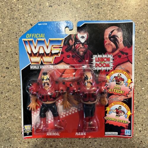 WWF Hasbro Legion of Doom Hawk Animal  Tag Team Bl...
