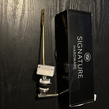 Signature Hardware 481196 Clayten Left Hand Toilet Tank Handle Brushed Nickel