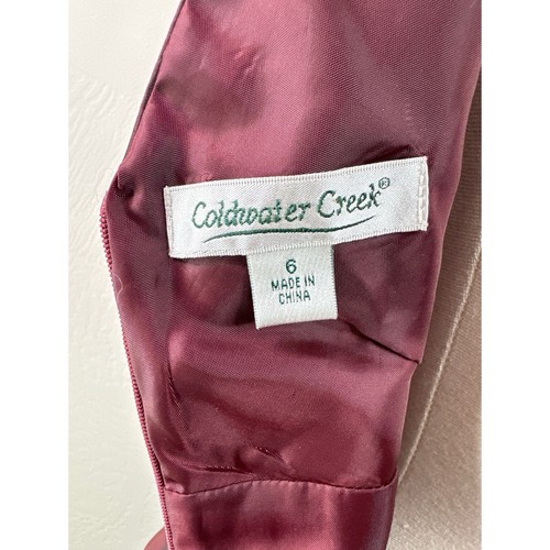 COLDWATER Creek Sleeveless Fit & Flare Holidays Midi Dress Size 6 - Picture 7 of 12