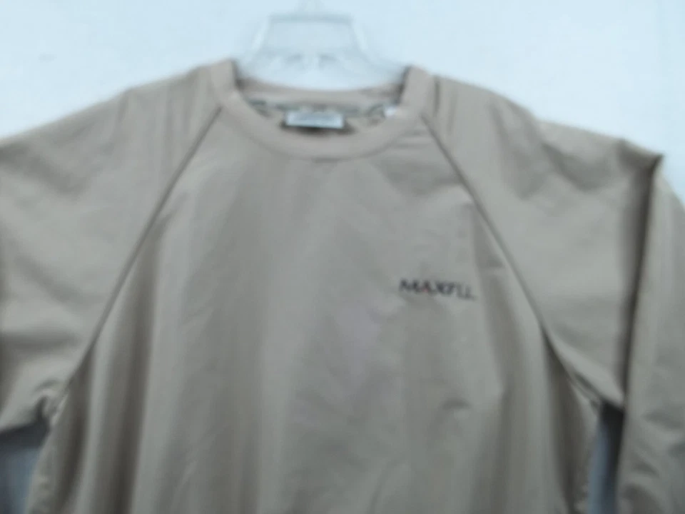 Slazenger Maxfli Golf Beige Pullover Jacket Wind Breaker Size M - Image 2 of 4