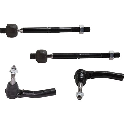 Tie Rod End Set For 2014-2017 Buick Regal 14-19 Cadillac XTS Front Inner & Outer