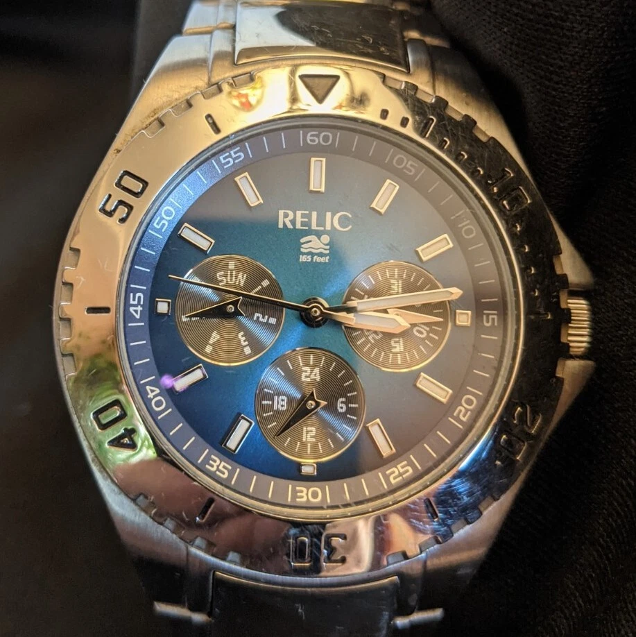 Relic stainless hotsell steel watch