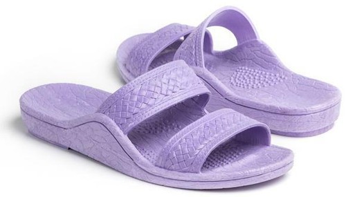 purple jesus sandals